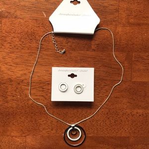 Christopher & Banks necklace & earrings